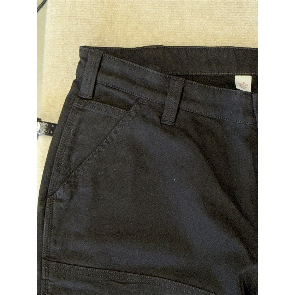 CARHARTT Women's Crawford Original Fit Double Front Work Pants 16 REG NWT-Black - Picture 11 of 11